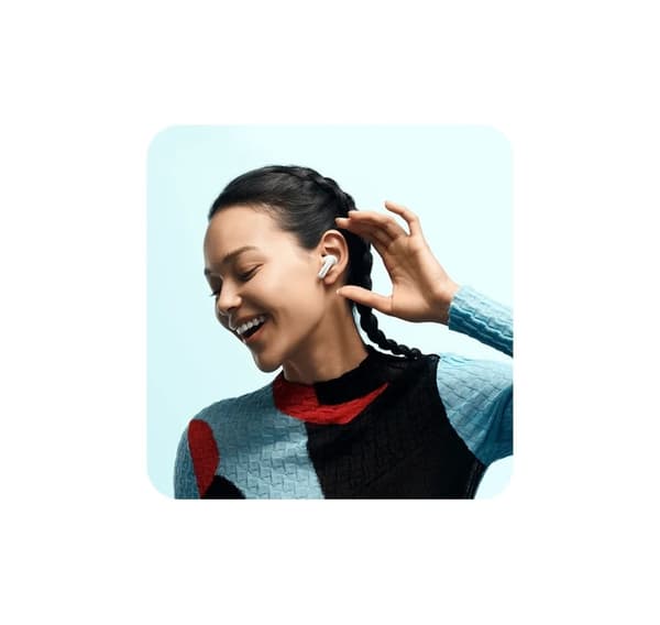 Xiaomi trådlösa öronsnäckor Redmi Buds 6, molnvita