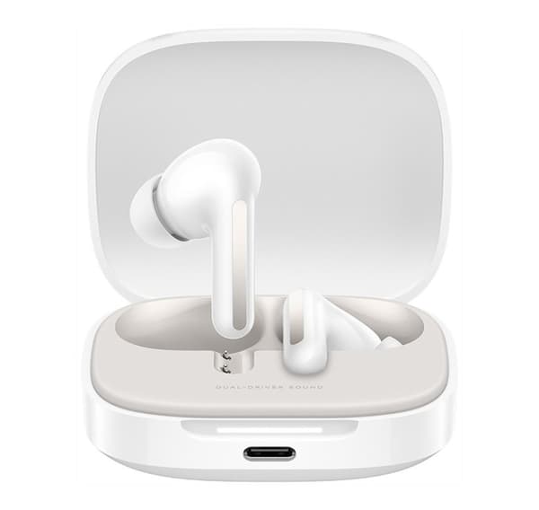 Xiaomi trådlösa öronsnäckor Redmi Buds 6, molnvita