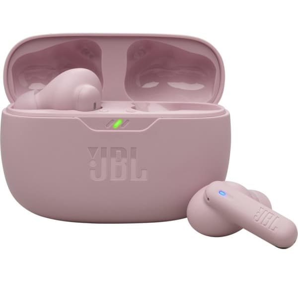 JBL trådlösa hörsnäckor Wave Beam 2, rosa