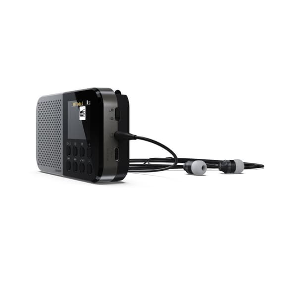 Sharp DR-P520(GY) OSAKA lomme/håndholdt bærbar digitalradio, grå