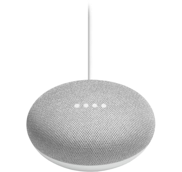 Google Home Mini smart högtalare, krita Grå