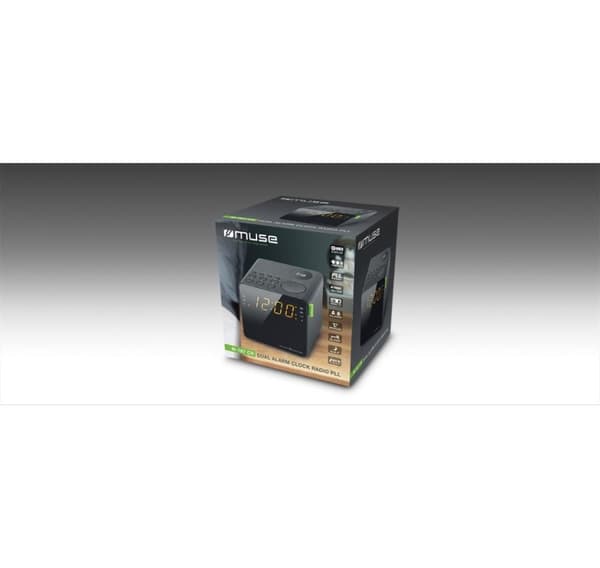 Muse M-187CR Dubbel väckarklockaradio