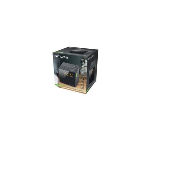 Muse M-187CR Dubbel väckarklockaradio