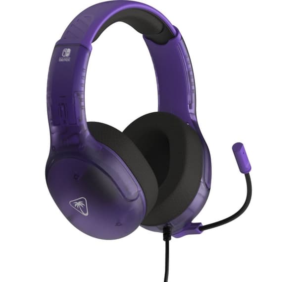 Turtle Beach headset Airlite Fit Nintendo Switch, spøgelseslilla