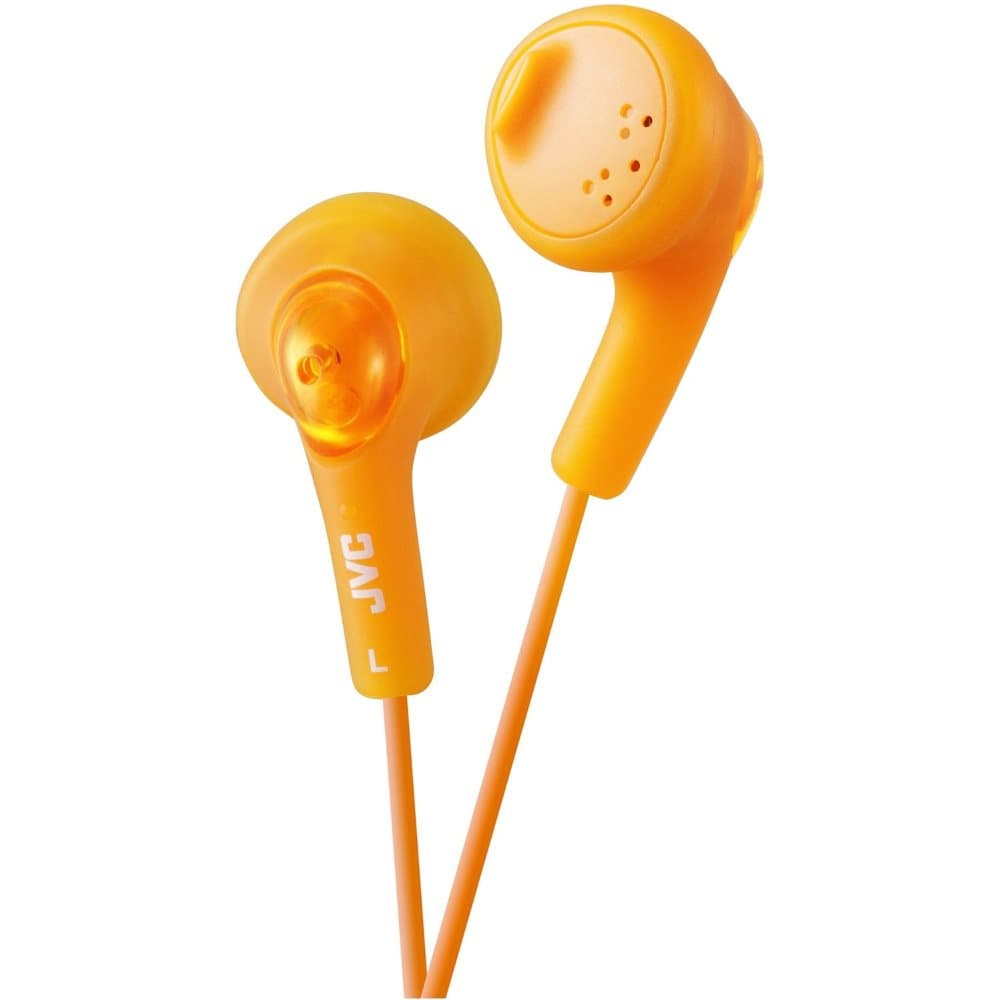 JVC Gumy in-ear hörlurar. Orange
