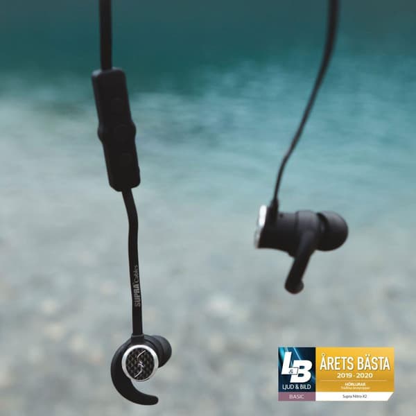 NITRO-X2 Wireless - Trådlösa in-ear hörlurar - Svart