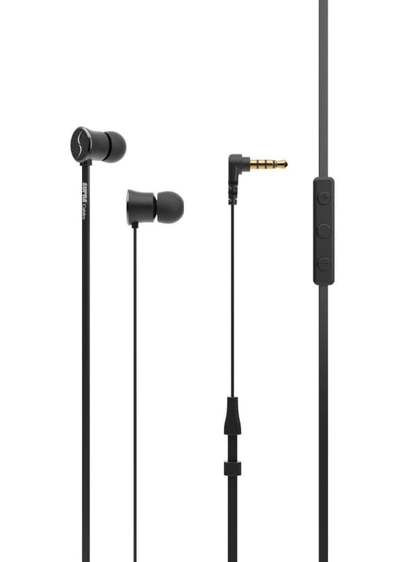 SUPRA NERO Kevlar 3.5mm AUX - in-ear-kuulokkeet w / kaapeli - musta