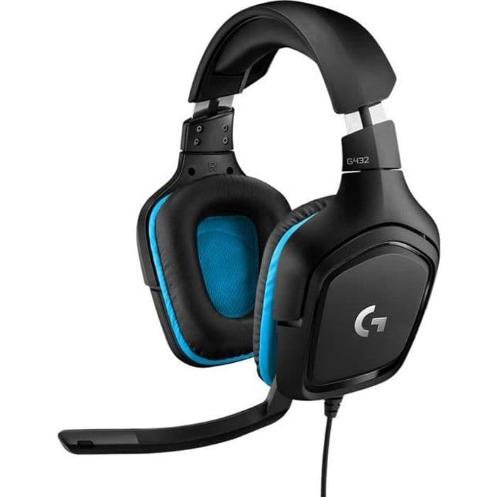 LOGITECH trådbundet headset G432 med 7.1 surroundljud LOGITECH trådbundet headset G432 med 7.1 surroundljud