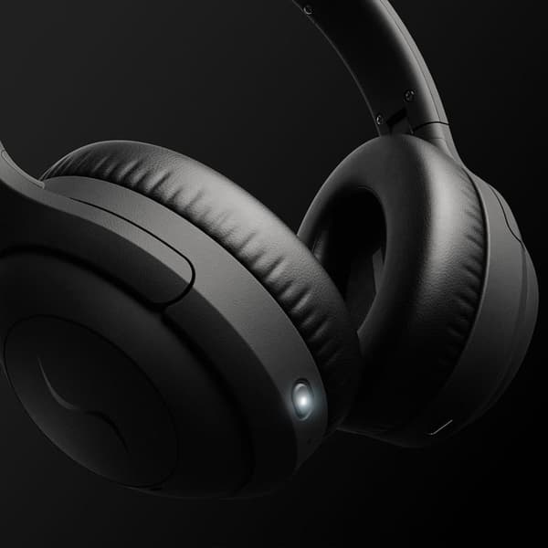SUPRA NiTRO-X Hybrid ANC trådløse over-ear hovedtelefoner m/ støjreduktion - sort