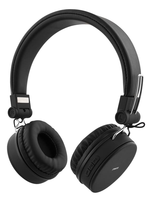 BT200 Foldable on-ear BT headset, 3.5 mm, black