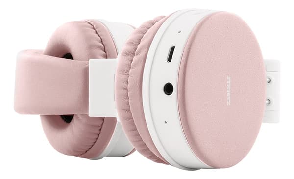 BT200 Foldable on-ear BT headset, 3.5 mm, pink