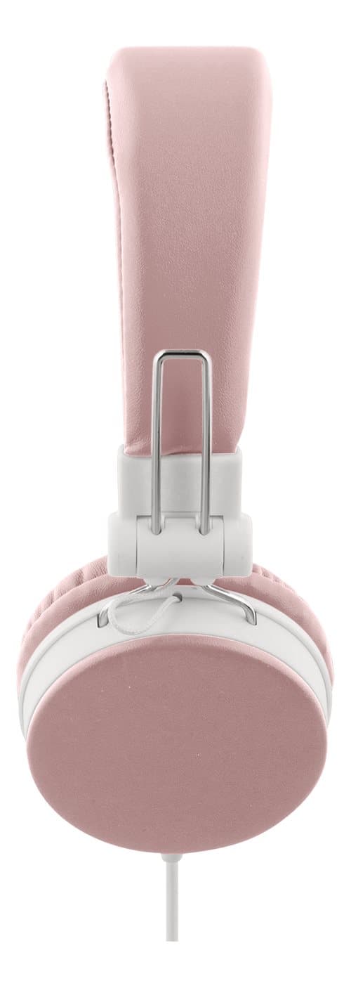 H300 Headphones with microphone, foldable, 3.5 mm, pink