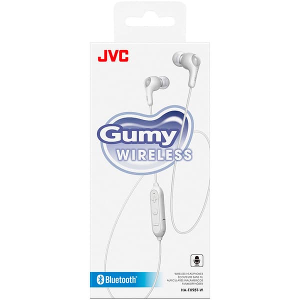 JVC Kuulokkeet FX9BT Gumy In-Ear Langaton Mic Valkoinen