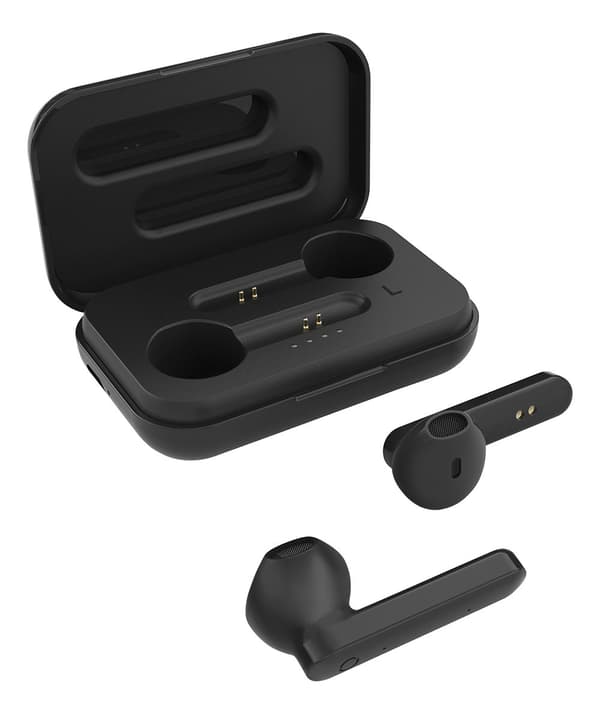 T110 TWS earbuds charging case semiinear black