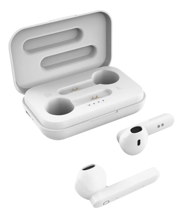 T110 TWS earbuds charging case  BT 5 matte white