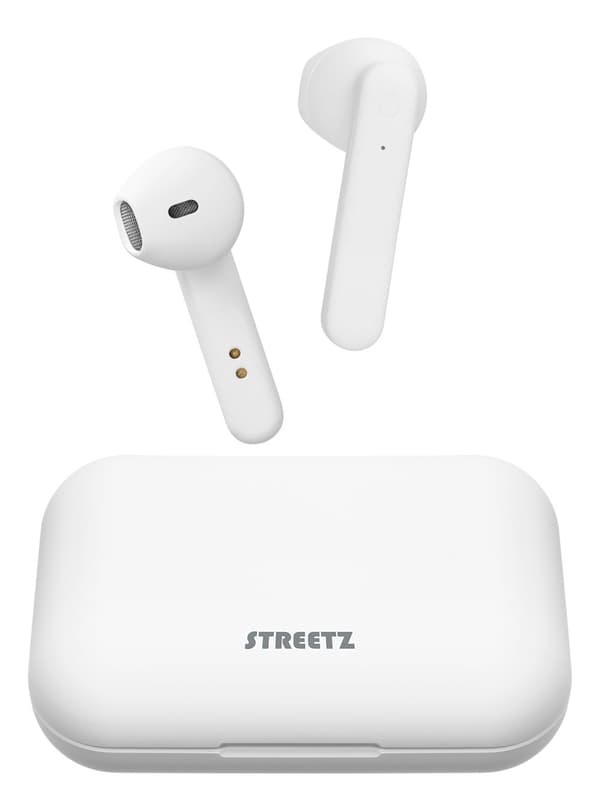 T110 TWS earbuds charging case  BT 5 matte white