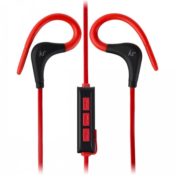 KITSOUND Hodetelefon Race Rød In-Ear Trådløs Mic