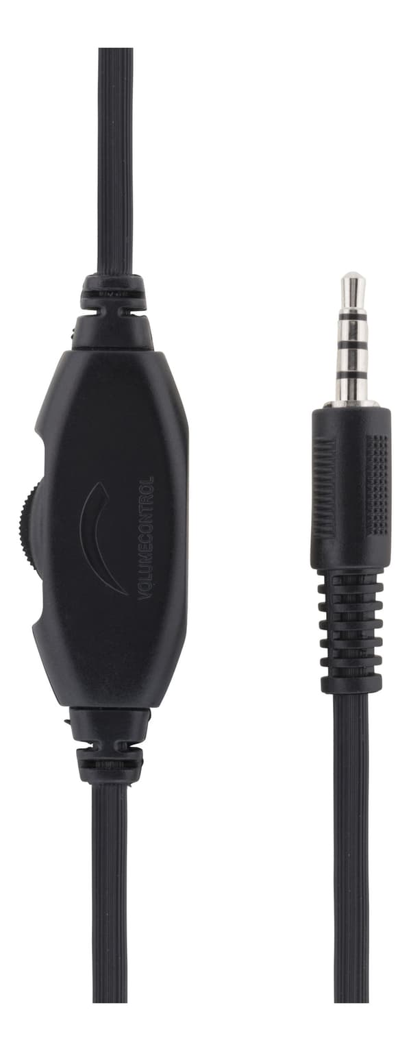 Headset, 40mm element, 1x4-pin 3.5mm connector, black