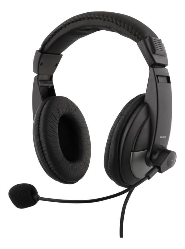 Headset, 40mm element, 1x4-pin 3.5mm connector, black