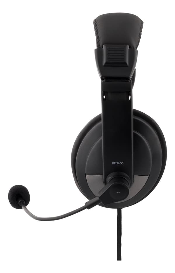 Headset, 40mm element, 1x4-pin 3.5mm connector, black