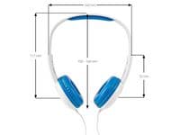 Hörlur NEDIS barn On-Ear 3,5mm blå