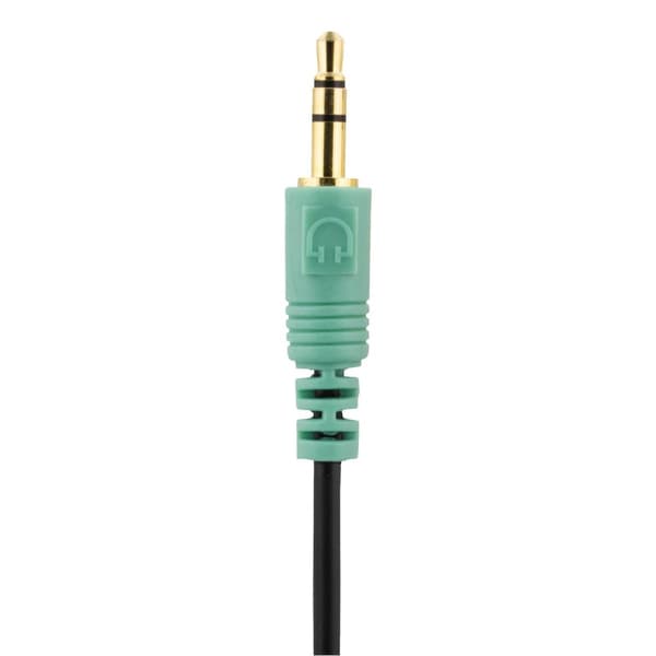 Headphones with volume control, 1x3.5mm, black