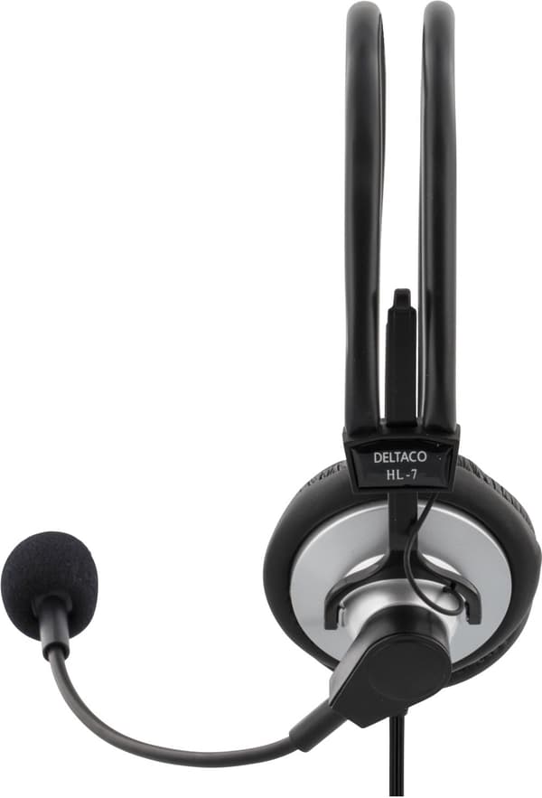 Headset, volume control on the cable, 2 x 3.5 mm, 2 m cable