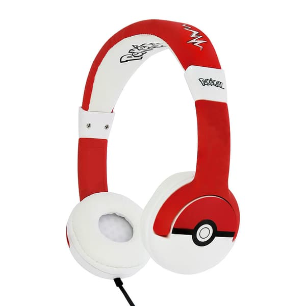 POKEMON Høretelefoner On-Ear Junior 85db/95db Pokeball