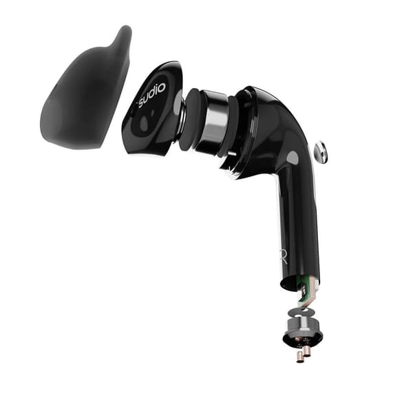 SUDIO Hodetelefon NIO True Wireless In-Ear Svart Mic