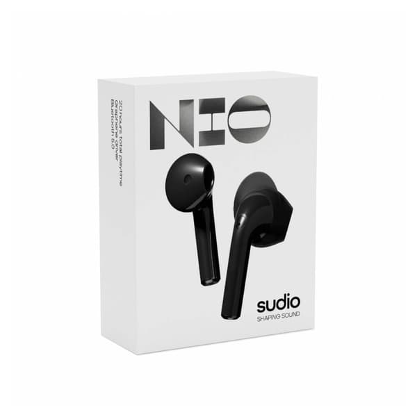 SUDIO Hodetelefon NIO True Wireless In-Ear Svart Mic
