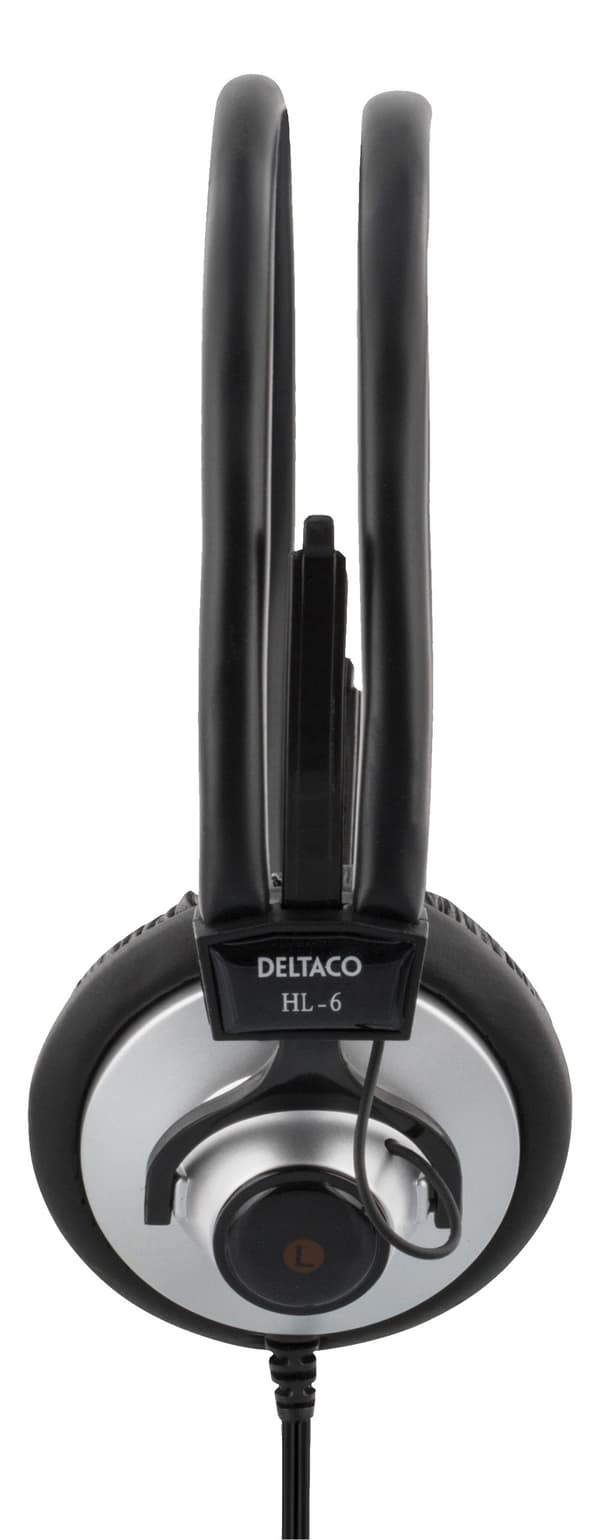 Headphones with volume control, 2.2m cable