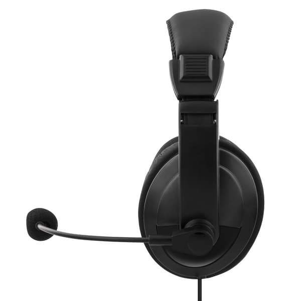Stereo Headset closed back around ear vol control 2x3.5mm 2m