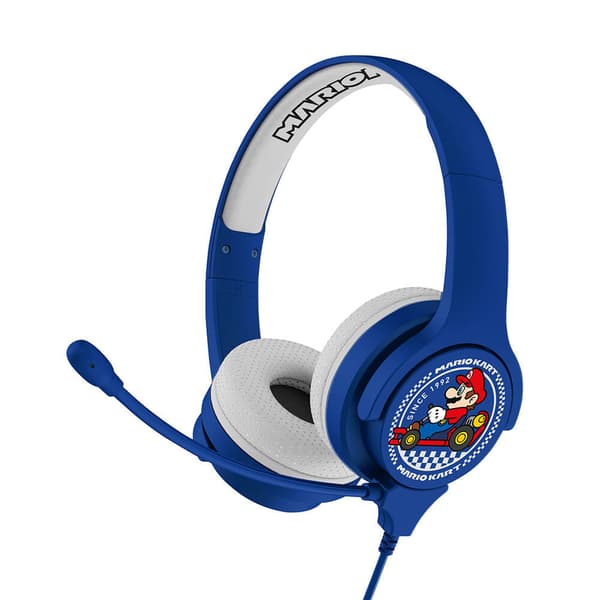 SUPERMARIO MarioKart interaktiv hodetelefon/headset On-Ear 85/94dB bommikrofon