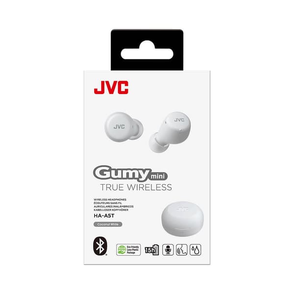 JVC Hodetelefon In-Ear True Wireless Gumy Mini HA-A5T Hvit