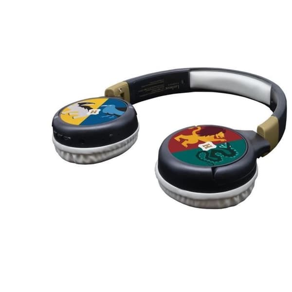 HARRY POTTER - 2 i 1 Bluetooth-hörlurar - Bekväma och hopfällbara trådbundna för barn med ljudbegränsning