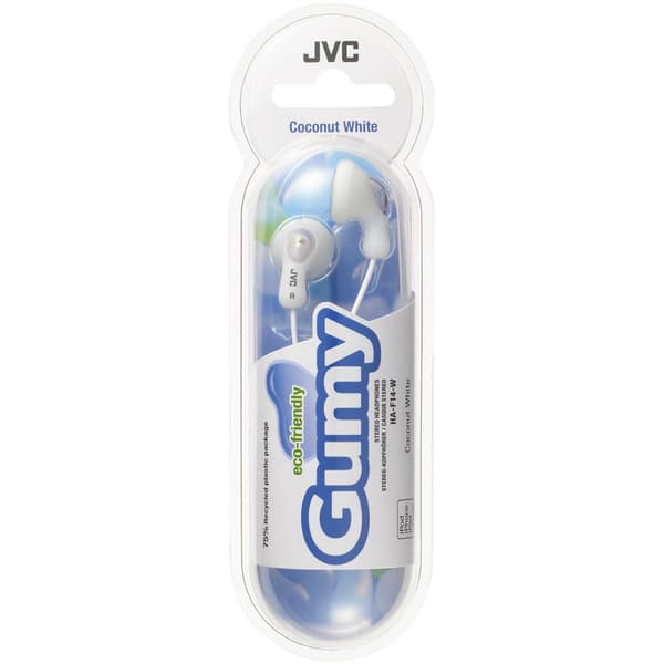 Hodetelefon F14 Gumy In-Ear Hvit