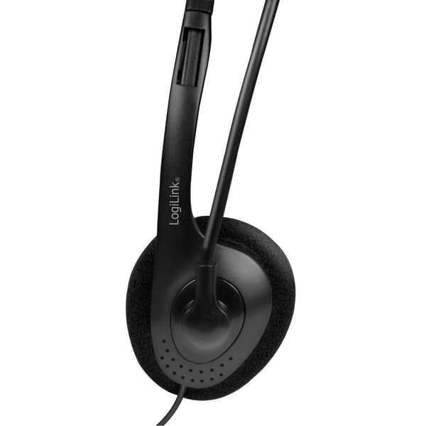 LogiLink PC headset Stereo med mikrofon 1x3,5mm stik