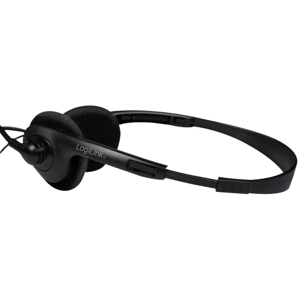 LogiLink PC headset Stereo med mikrofon 1x3,5mm stik