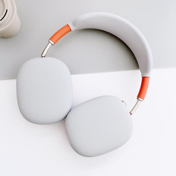 3-in-1 Silikonskal för AirPods Max - Vit