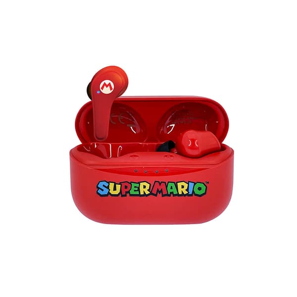SUPERMARIO Hodetelefon In-Ear TWS Rød