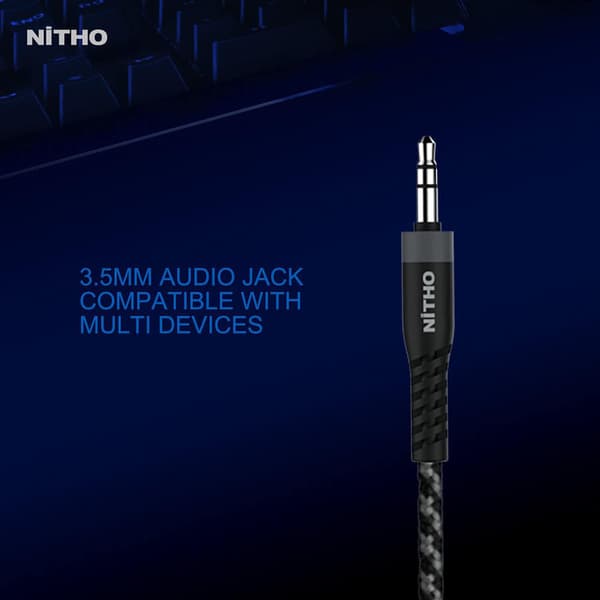 NITHO Gaming Headset Janus 2,3m HighEnd Kabel