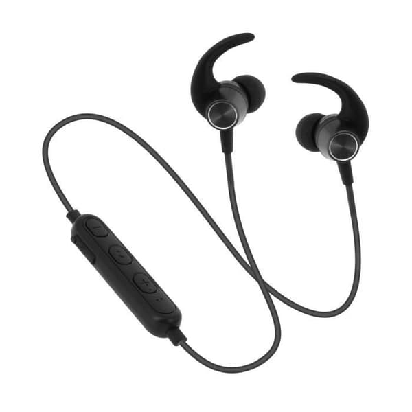 Sporthörlurar - SWISSTEN - Active Series - Bluetooth - Svetttålig - 5 timmars batteritid