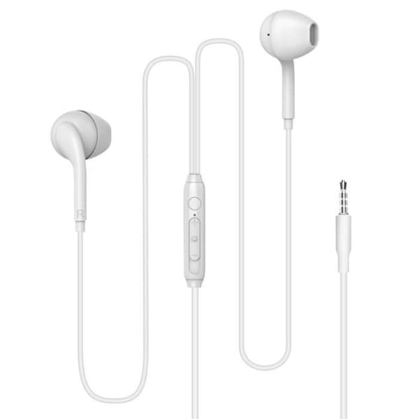 Trådade hörlurar - FAIRPLAY - Jackmodell 3,5 mm - Ljud av hög kvalitet - Inbyggd mikrofon - In-ear