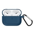 Miniatyrbild 2 av 4: Coque AirPods Pro - Mjuk - Mörkblå - Anti-spår - Anti-repor - Inbyggd karbinhake