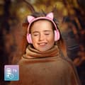 Miniatyrbild 4 av 4: Bluetooth-hörlurar - AVIZAR - Cat Ears - Lätt animation - 12h batteritid - Blandat