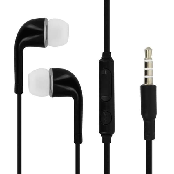 Hörlurar - Svart - Jack 3.5mm - In-ear - Antiknäskabel - Handsfree-kit