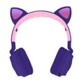 Miniatyrbild 1 av 3: Bluetooth stereo hörlurar - AVIZAR - Kattöron - Ljusanimation - 12h batteritid - Unisex