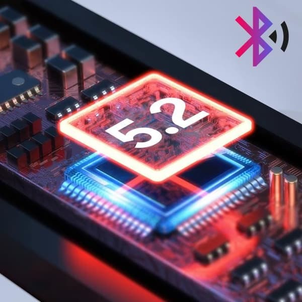 Gaming Hörlurar RGB Bluetooth 5.2 Micro HD laddningsfodral modell Y-04 Svart
