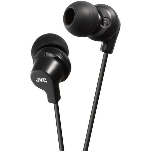 JVC HA-FX10 Mjuka svarta hörlurar