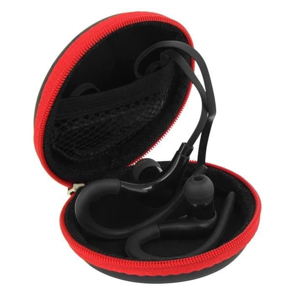 Sporthörlurar Bluetooth Headset Headset Svart - Fjärrkontroll + Mikrofon